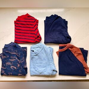 Set of 5 4T GAP long sleeve shirts